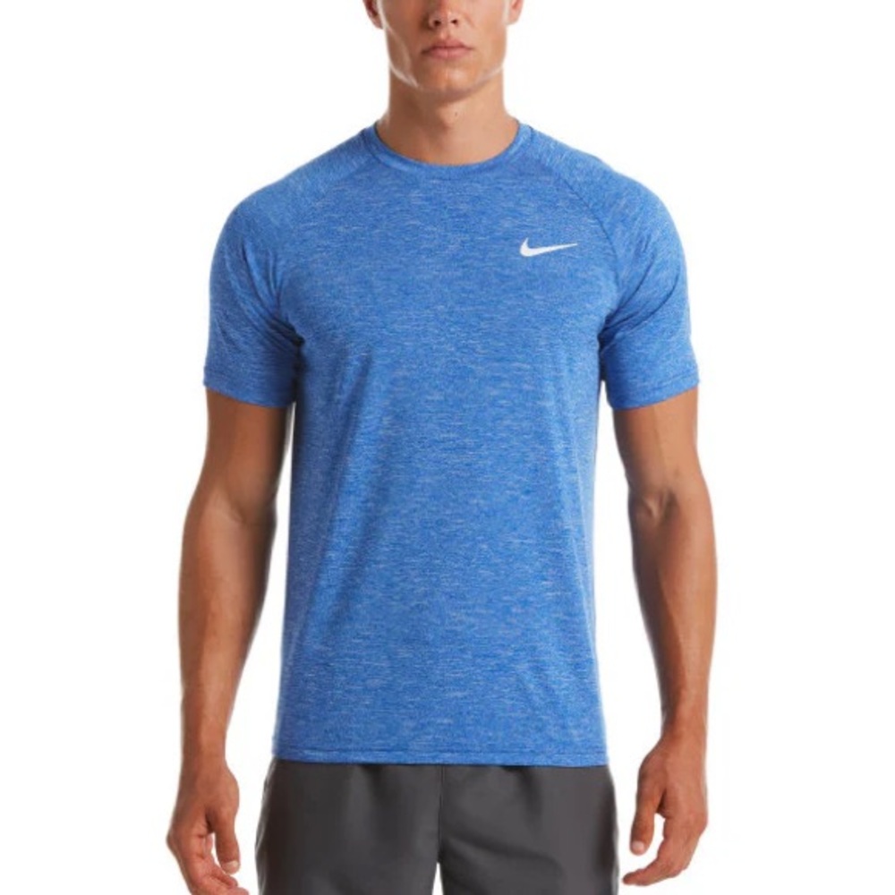 Nike Swim Shirt Nike Dri-FIT Nike Shirt Blue UPF 40+ NESSA589-494 Small